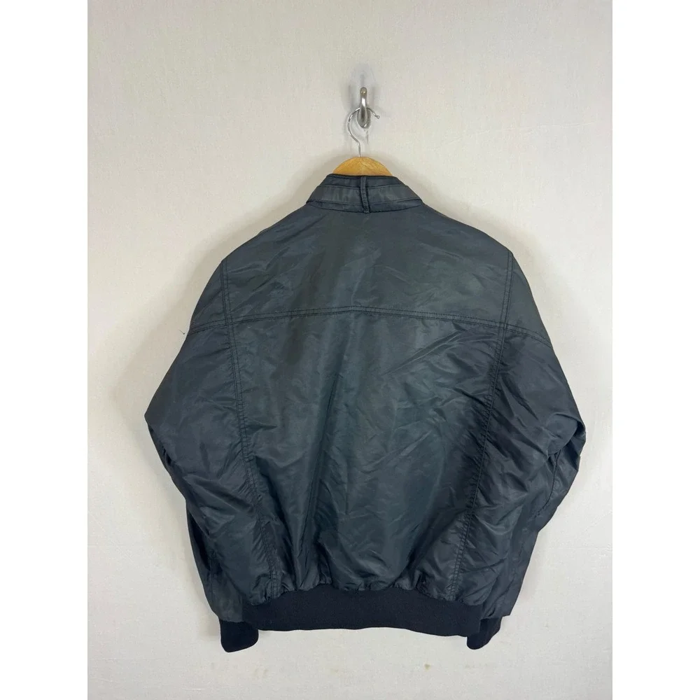 Vintage Goodyear Eagle Racing Jacket Avon Sportswear Black Nylon Bomber Mens M